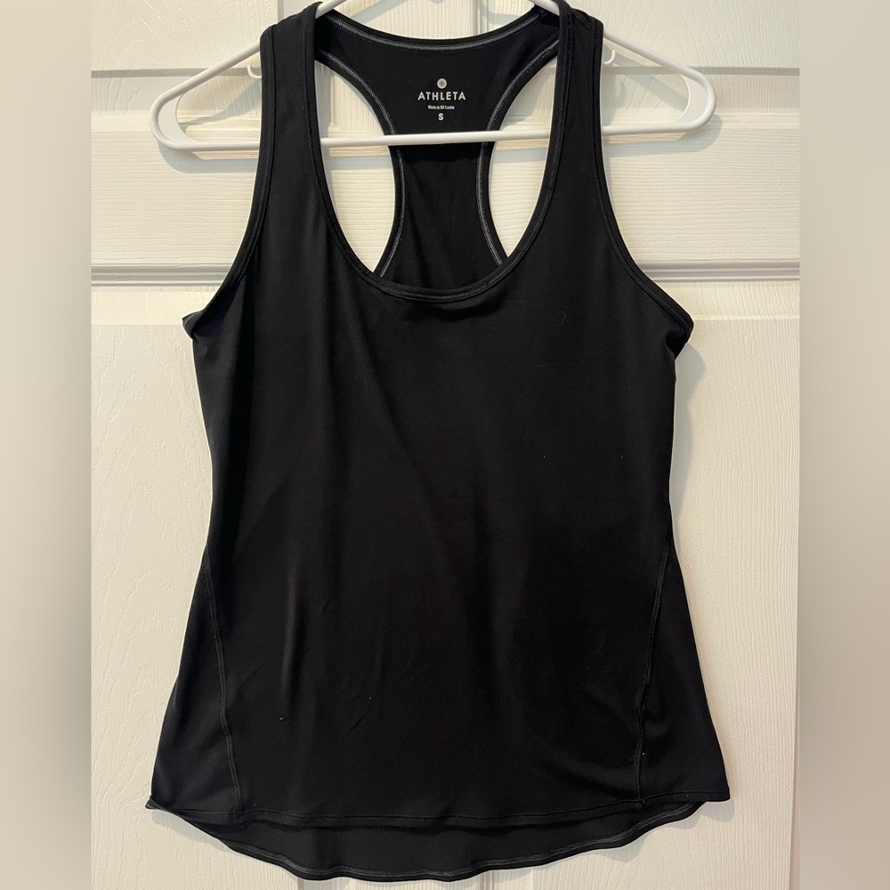 Athleta Women's Sleek Black Tank Top